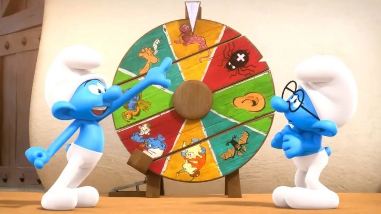 Vamos girar a roda da fortuna! • Os Smurfs