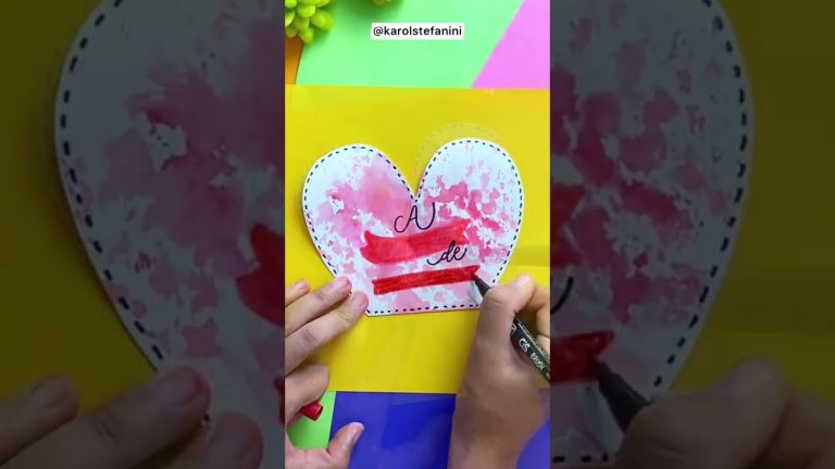 Desafio de arte: Aprenda a criar um cartão especial para o dia das mães!