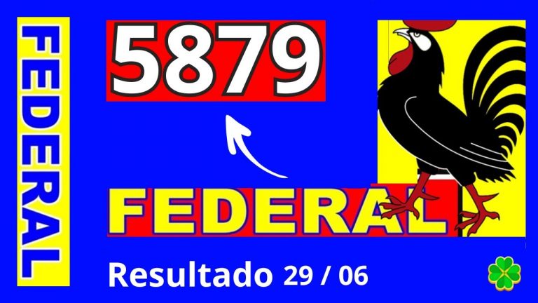 Resultado do Jogo do Bicho das 19 horas pela Loteria Federal 5879