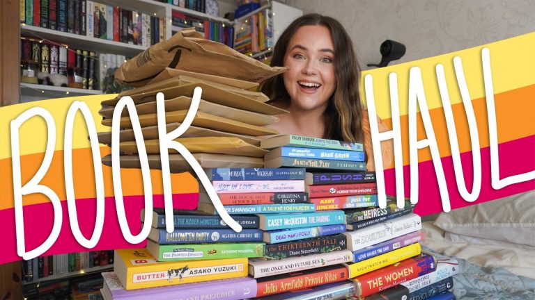my BIGGEST book haul + unboxing EVER?! (40+ books!) 📚🛍📦