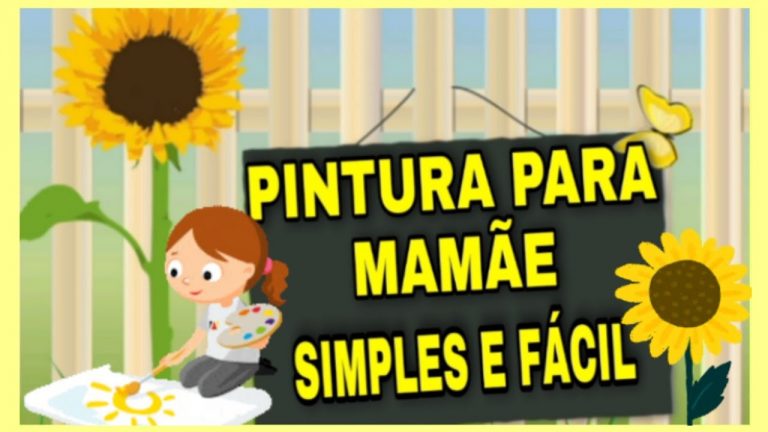 Atividade para o dia das MÃES🌻 – #pintura #diadasmaes #mae #mamae #presente