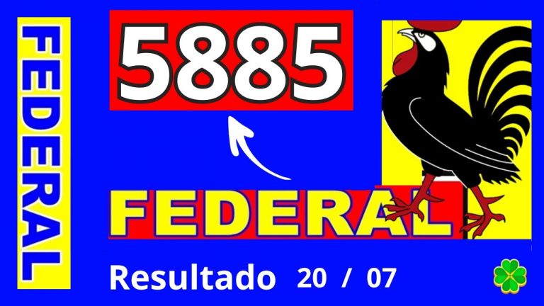 Resultado do Jogo do Bicho das 19 horas pela Loteria Federal 5885