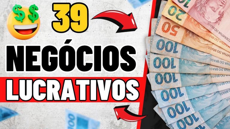 39 NEGÓCIOS LUCRATIVOS PARA 2024/ IDEIAS DE NEGÓCIOS Renda Extra