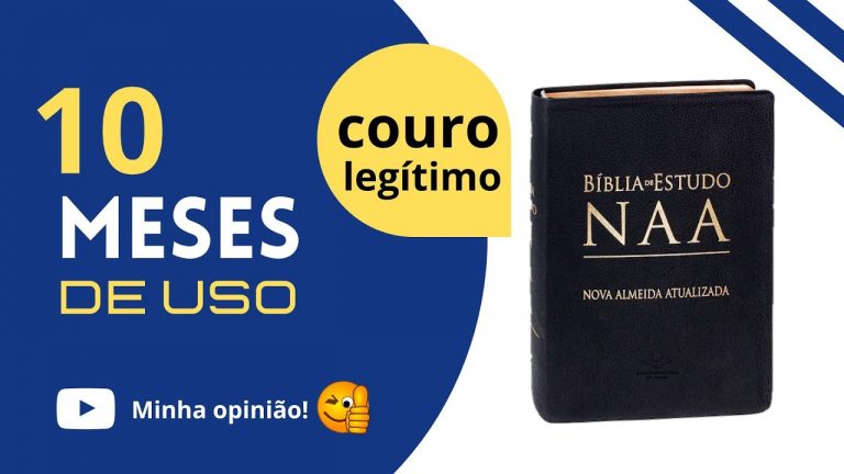 BIBLIA DE ESTUDO NAA “CAPA DE COURO”, OPINIÃO SINCERA | @Edmilson Santos
