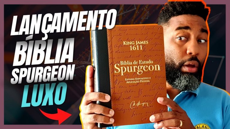 🔴 BÍBLIA DE ESTUDO SPURGEON – King James 1611 | Bíblia de Estudo BVBOOKS | Flávio Sacramento