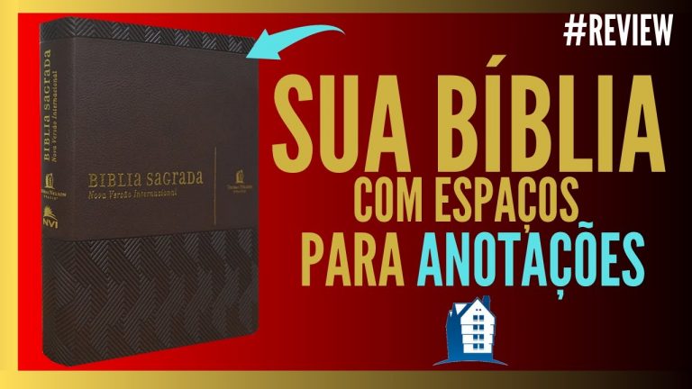 🔴 BÍBLIA SAGRADA NVI COM ESPAÇO PARA ANOTAÇÕES –  Thomas Nelson Brasil | Flávio Sacramento