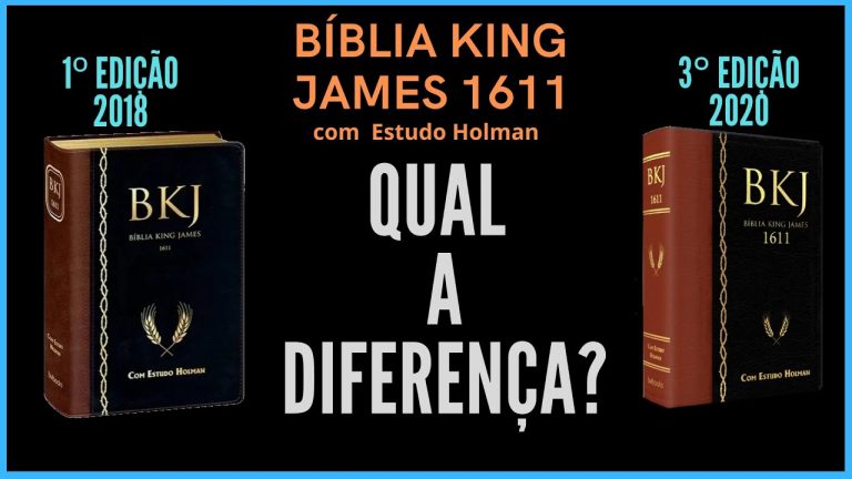 🔴 BKJ – BÍBLIA KING JAMES 1611 HOLMAN- Qual a diferença da 1° para 3° EDIÇÃO? | Flávio Sacramento