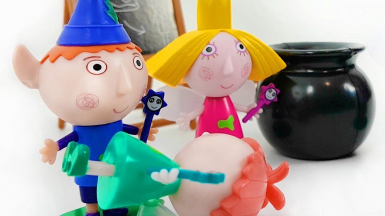 Ben e Holly e a Aula de Mágica Com Bolo de Chocolate Brinquedo para Criancinhas