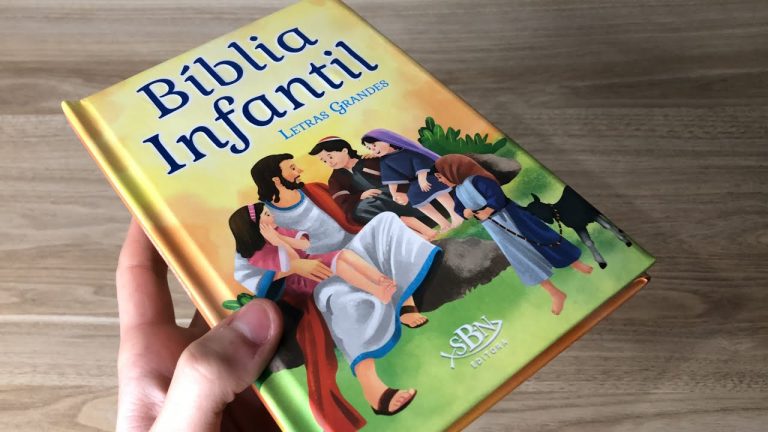 Bíblia Infantil | Letra Grande | Capa Dura Almofadada | SBN – Livrarias Família Cristã