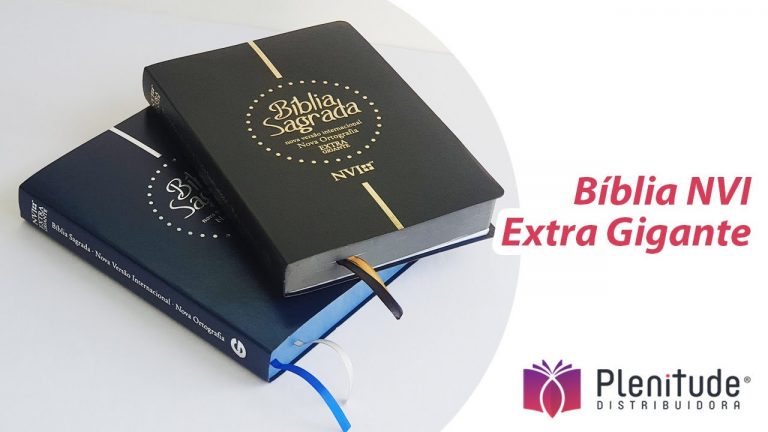 Bíblia NVI Extra Gigante | Capa Luxo – Plenitude Distribuidora