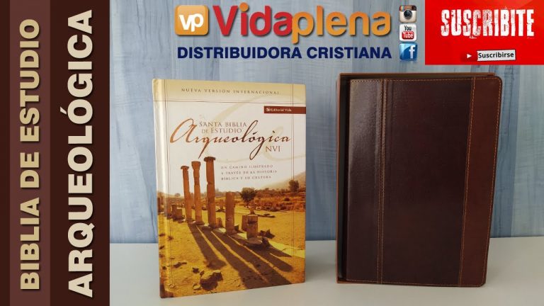 Biblia de Estudio ARQUEOLÓGICA versión NVI – Review de VIDA PLENA Distribuidora
