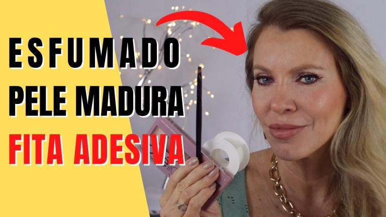COMO FAZER ESFUMADO COM FITA ADESIVA – Maquiagem Pele Madura Para Iniciantes | DANI GODOY