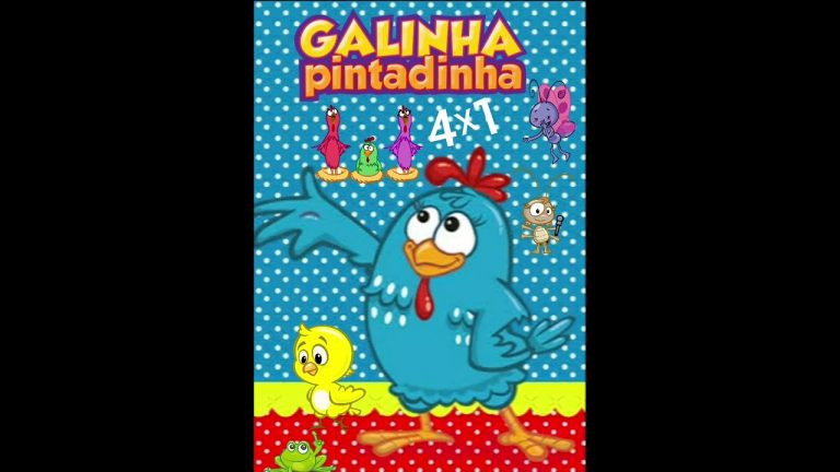 Capa DVD Galinha Pintadinha 4 em 1