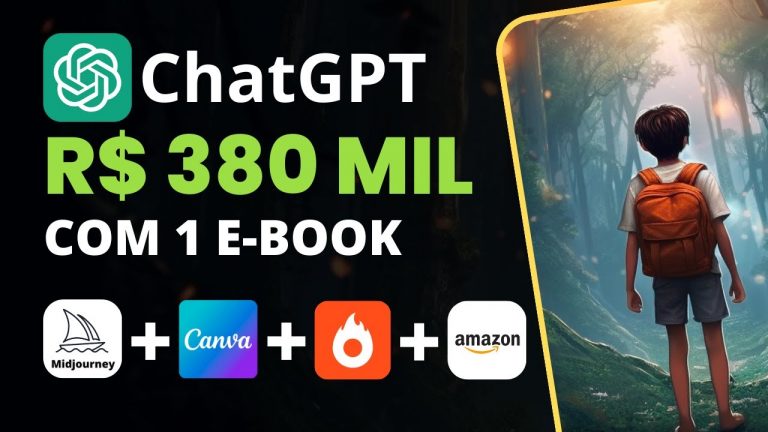 Como CRIAR EBOOK com Inteligência Artificial e VENDER – ChatGPT + Midjourney + Canva + Hotmart