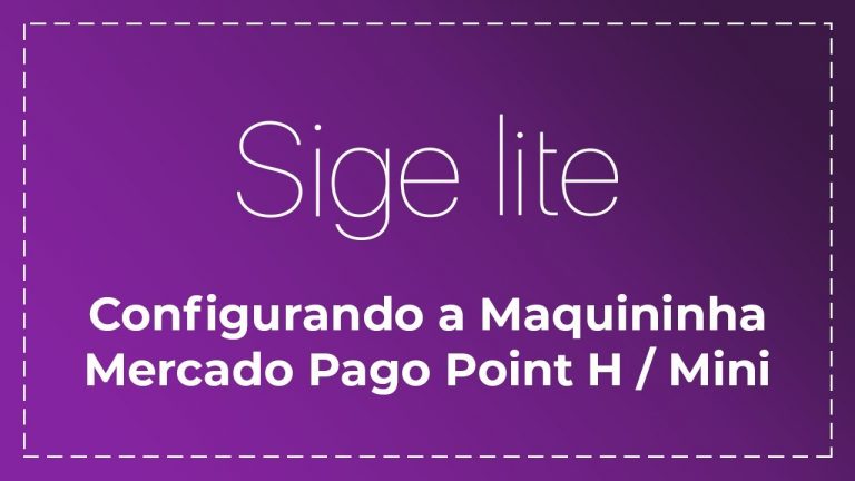 Configurando a Maquininha Mercado Pago Point H / Mini