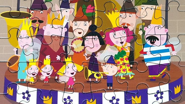 EL PEQUEÑO REINO DE BEN Y HOLLY Puzzle Games for kids PUZZLES Jumbo Ben and Holly's Little Kingdom