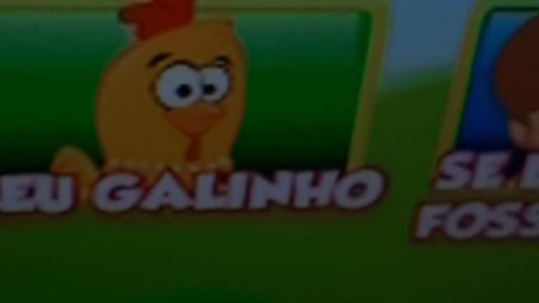 Galinha pintadinha 2 menu