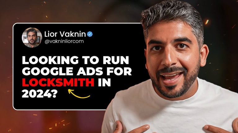 Looking To Run Google Ads For Locksmith in 2024? Watch This!