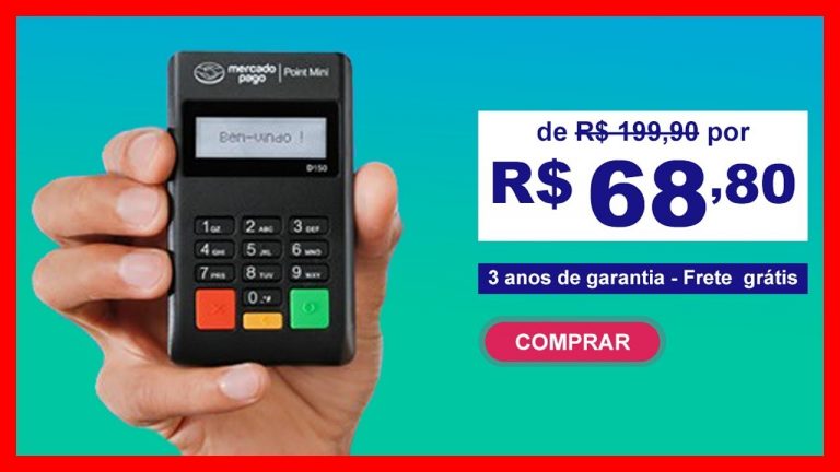 Mercado Pago Point – Maquininha por 68 Reais