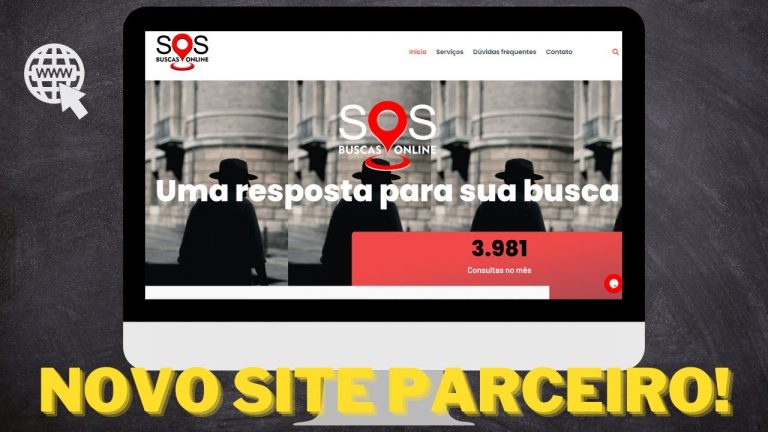 Novo Site do SOS Buscas Online!!!