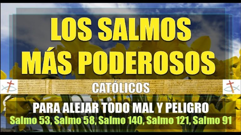 SALMOS PODEROSOS PARA ALEJAR EL MAL Y EL PELIGRO DE TU VIDA Y LA DE TU FAMILIA. BIBLIA CATÓLICA.