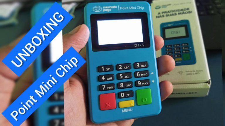 UNBOXING meu Point Mini Chip / Maquininha de cartão Mercado Pago