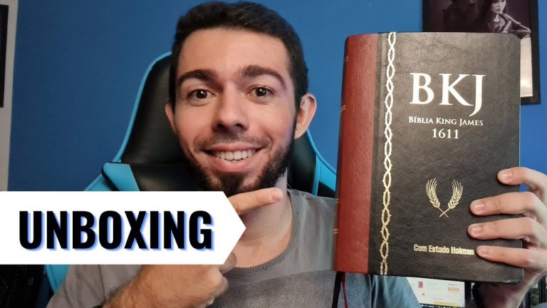 Unboxing – Bíblia de Estudo King James 1611 com Estudo Holman [6ª edição]