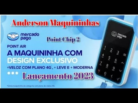 Unboxing: Maquininha Point Air ou Mini Chip 2 Mercado Pago Lançamento 2023