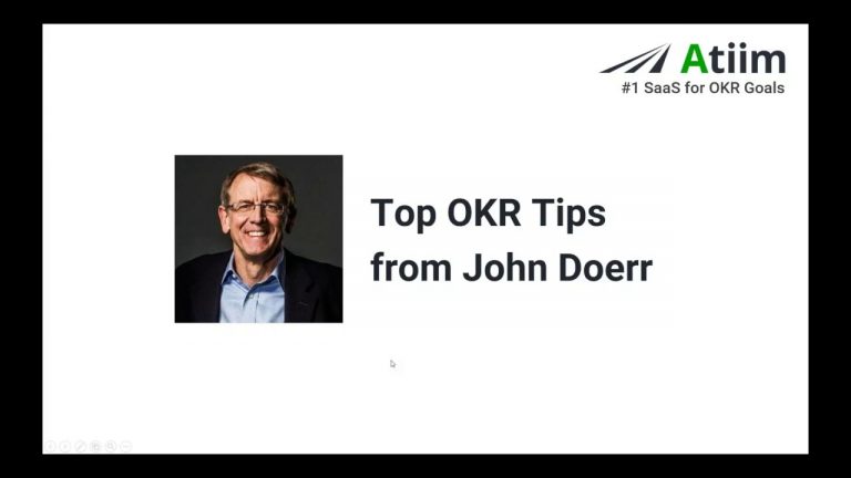 Webinar: Top OKR Tips from John Doerr (featured speaker – Zorian Rotenberg)