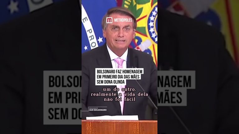 Bolsonaro faz homenagem em primeiro dias das mães sem a mãe