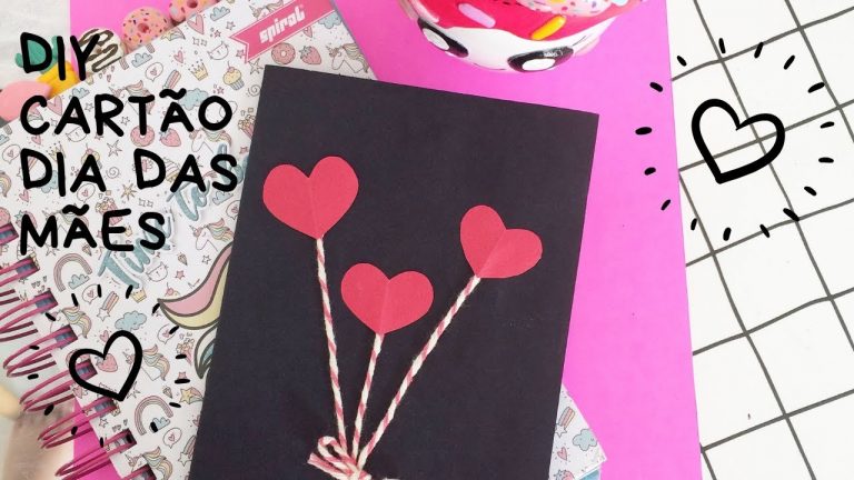 DIY Cartão para Dia das Mães rápido e fácil • Por Estilo Jacky de Ser