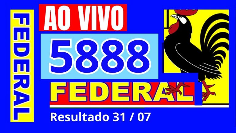 Resultado do Jogo do Bicho das 19 horas pela Loteria Federal 5888