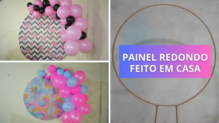 5 MANEIRAS DE FAZER UM PAINEL REDONDO EM CASA