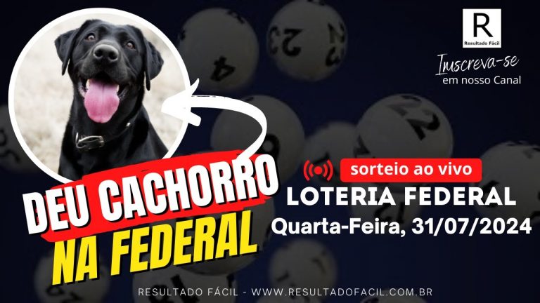 Federal ao vivo, Quarta-feira, 31/07/2024 – Resultado Fácil!