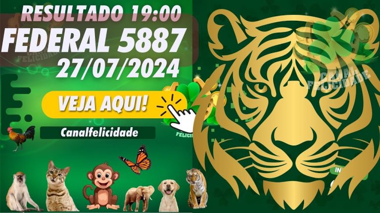 🔴 LOTERIA FEDERAL DO BRASIL  extração 5887 – JOGO DO BICHO  – Live  27/07/2024 – Resultados ao vivo