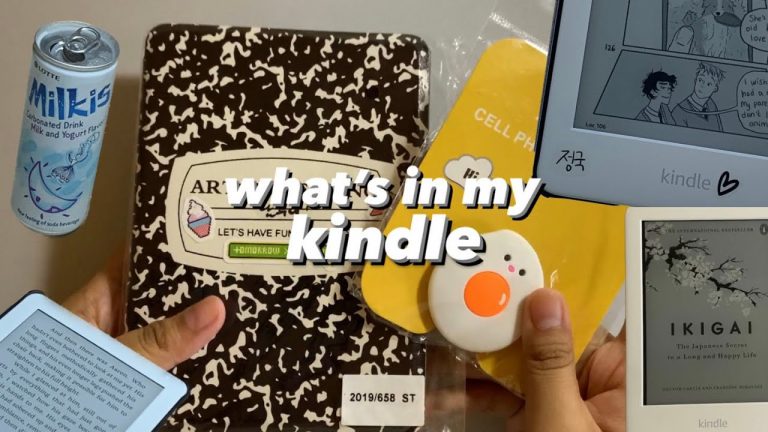 what’s in my kindle 10th generation in 2023! unboxing accessories perfect for summer reads