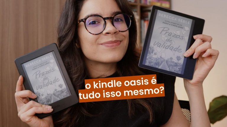 minhas primeiras impressões do KINDLE OASIS