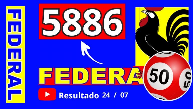 Resultado do Jogo do Bicho das 19 horas pela Loteria Federal 5886