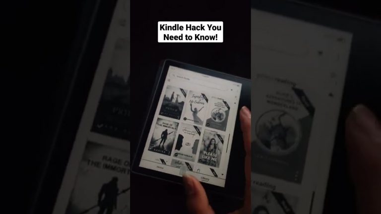 Kindle Hack You Need To Know #shorts #hacks #trick #kindle