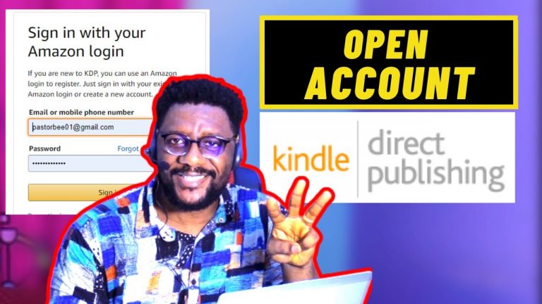 HOW TO CREATE A KINDLE PUBLISHING ACCOUNT 2023 (Kdp Account Creation)