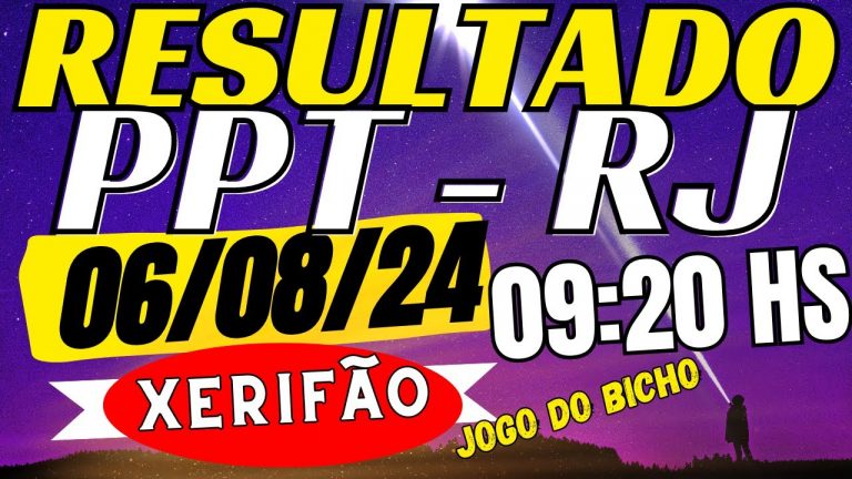 resultado do jogo do bicho ao vivo PPT – Look 09:20 – 05-08-24