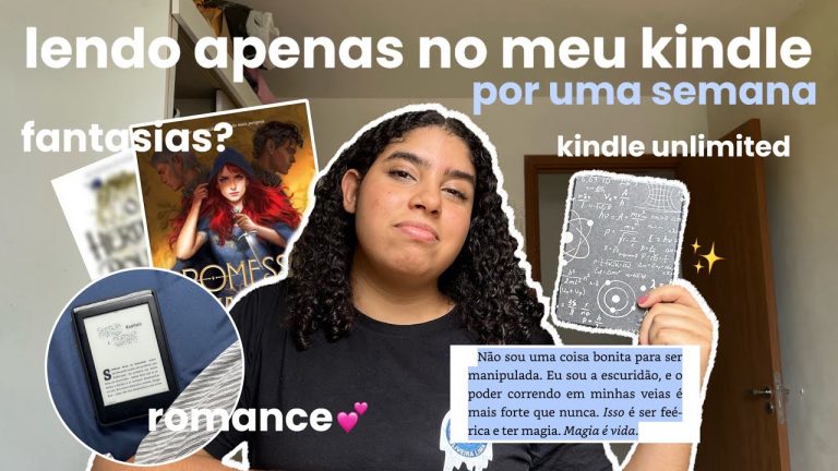 lendo livros do kindle unlimited por uma semana | vlog de leitura (com e sem spoilers)