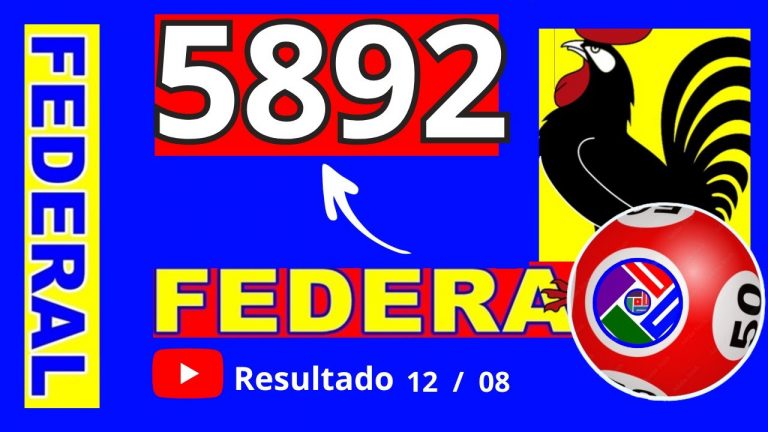 Resultado do Jogo do Bicho das 19 horas pela Loteria Federal 5892