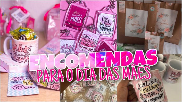 PRODUÇÃO DE PRESENTES E LEMBRANÇAS PARA O DIA DAS MÃES – Canecas, chaveiros e quadros personalizados