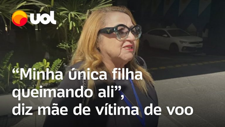 Acidente aéreo em Vinhedo: 'Minha única filha queimando ali', diz mãe de vítima de queda de avião