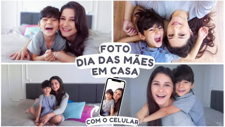 COMO FAZER FOTO DIA DAS MÃES EM CASA COM O CELULAR | FOTO MÃE E FILHO | COMO FAÇO FOTOS COM O BEBÊ