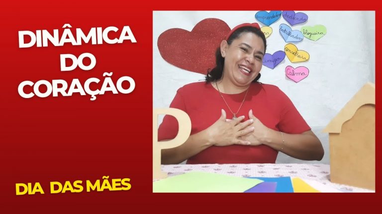 DINÂMICA DO CORAÇÃO DIA DAS MÃES | Dinâmica para trabalhar adjetivo dia das mães