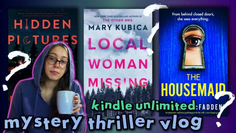 reading mystery thrillers from kindle unlimited | reading vlog