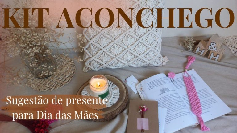 Sugestão de presente para dia das mães com Macramê |KIT Aconchego HHshop.com.br