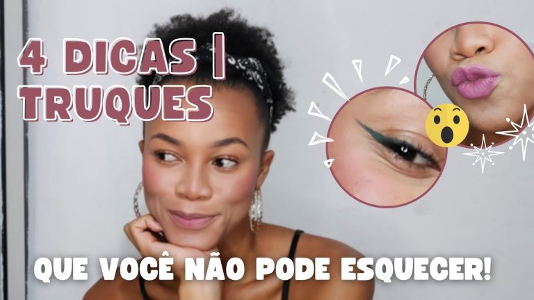 4 TRUQUES DE MAQUIAGEM para Iniciantes | Dicas de Maquiagem